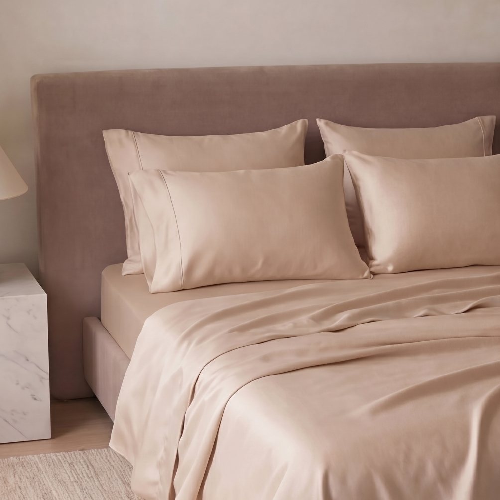 Bamboo Cooling Sleep Set pillow arrangement