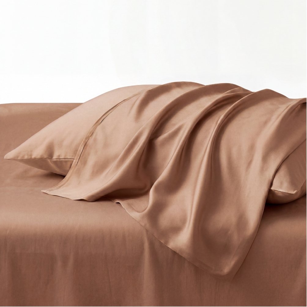 Bamboo Cooling Pillowcase Set lifestyle flat lay
