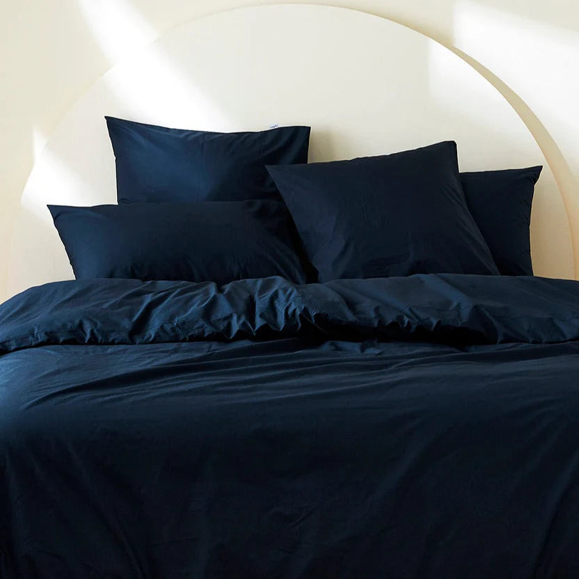 Percale P-Cotton Set - Navy