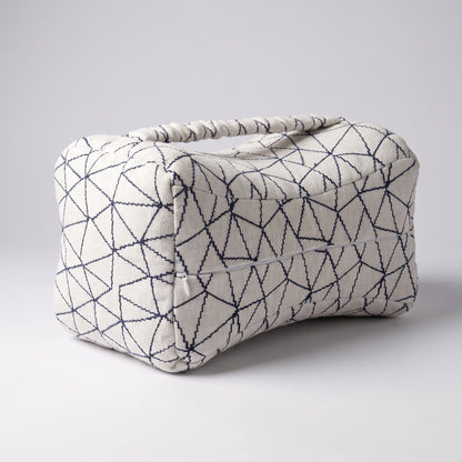 The Patio Knee Pillow, bamboo cover, three-quarter studio view