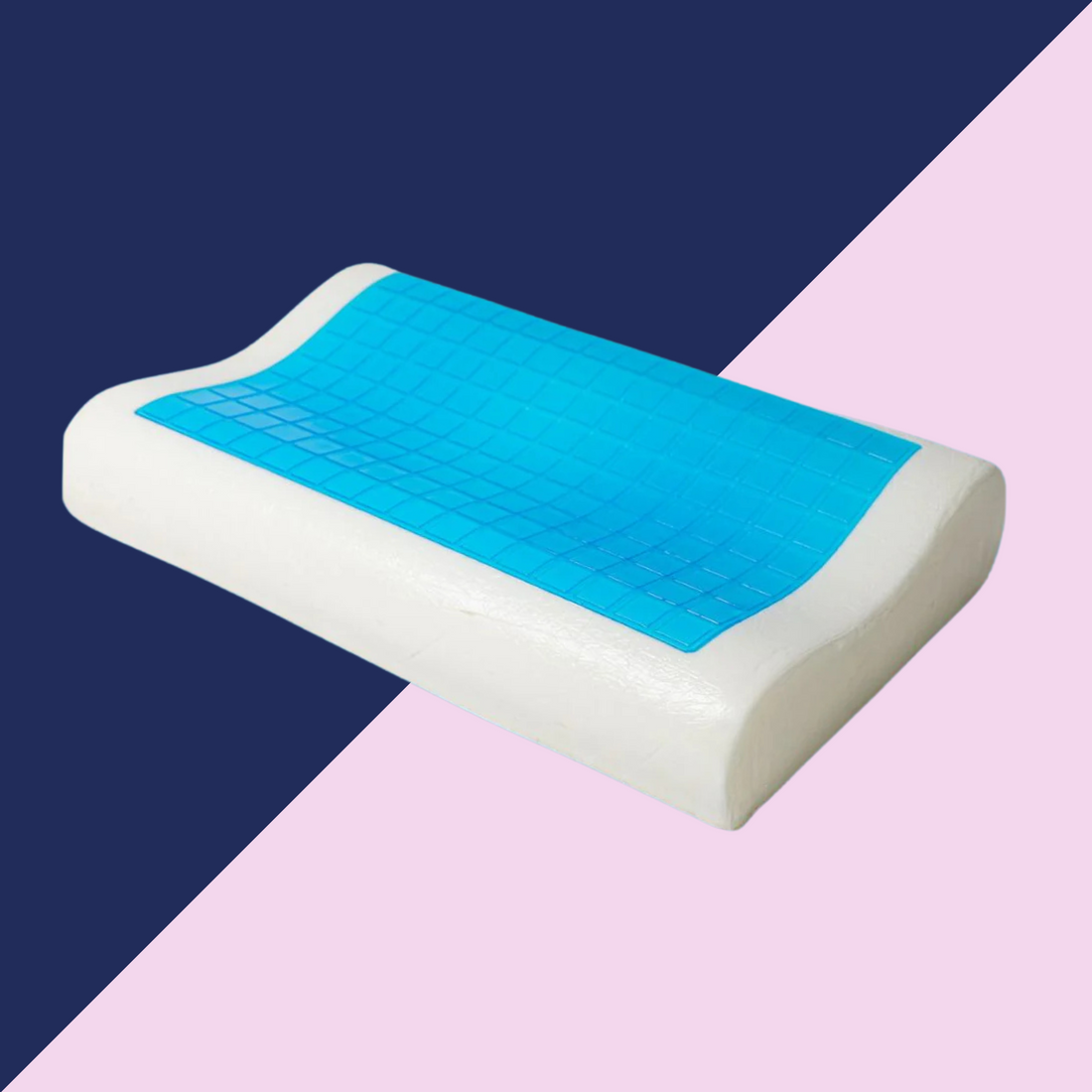 Curved Memory Foam Gel Pillow