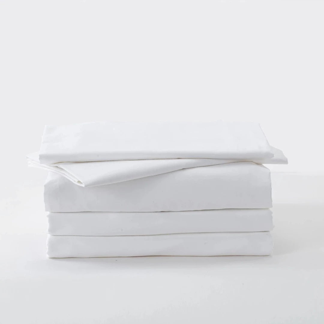 Cotton Bed Set (White)