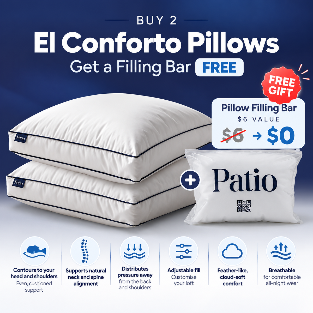 Buy 2 + Free Filling Bag