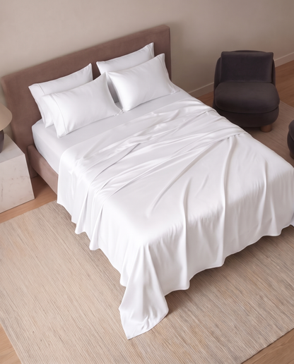 Bamboo Cooling Sleep Set in White