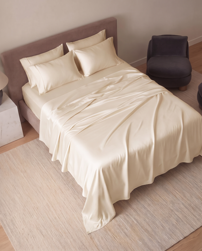 Bamboo Cooling Sleep Set in Cream