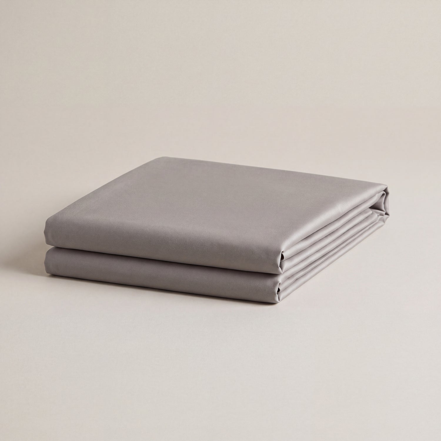 Bamboo Cooling Pillowcase in neutral grey – 300TC bamboo viscose sateen
