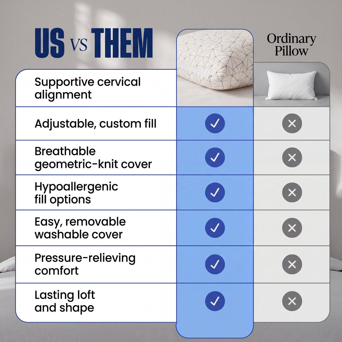Lima Adjustable Pillow