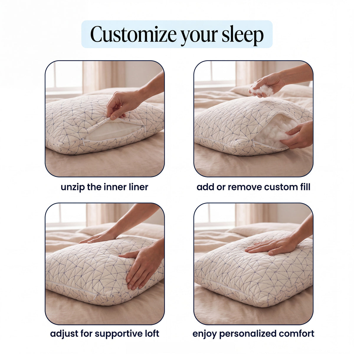 Lima Adjustable Pillow