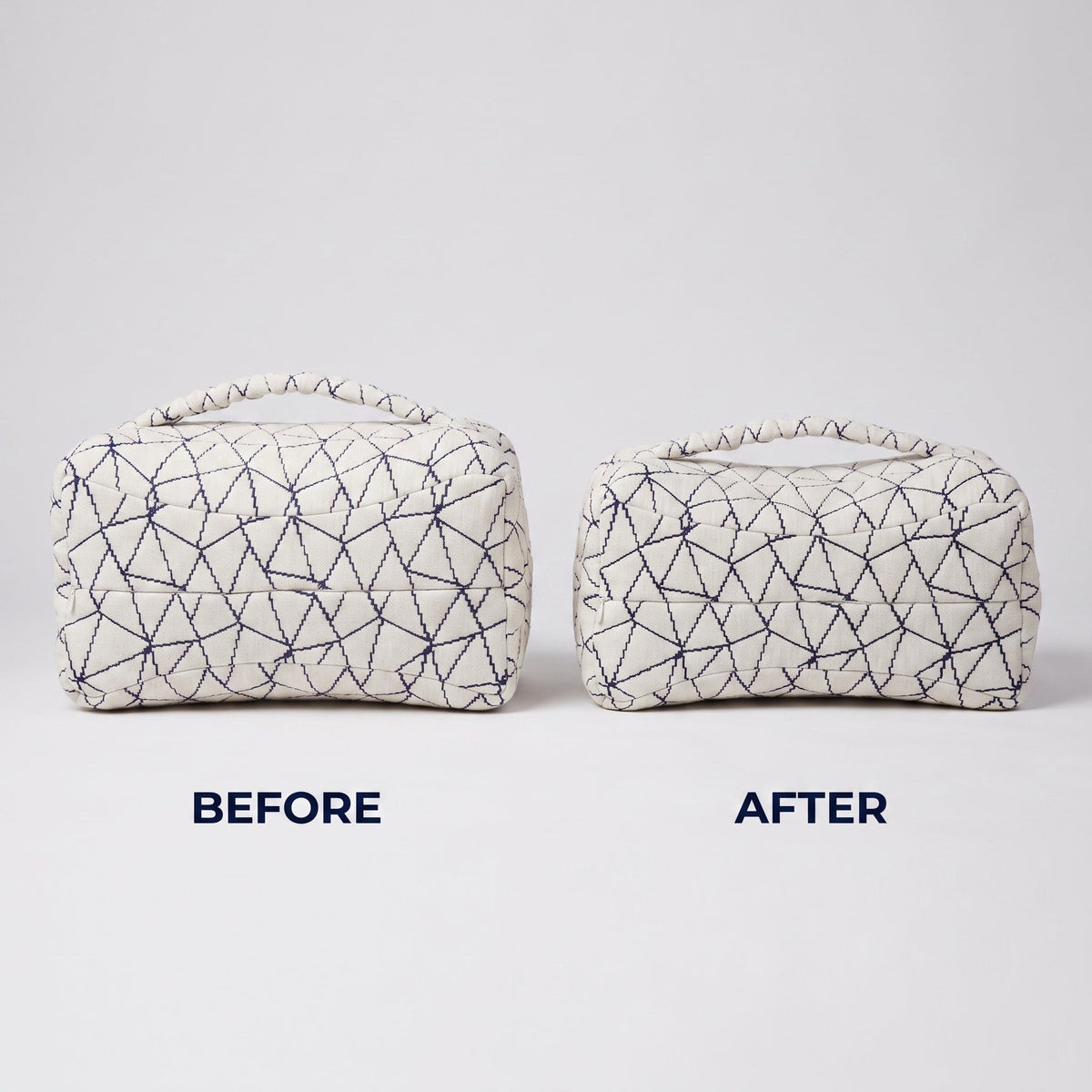 Patio Knee Pillow adjustable height, full loft beside lower profile